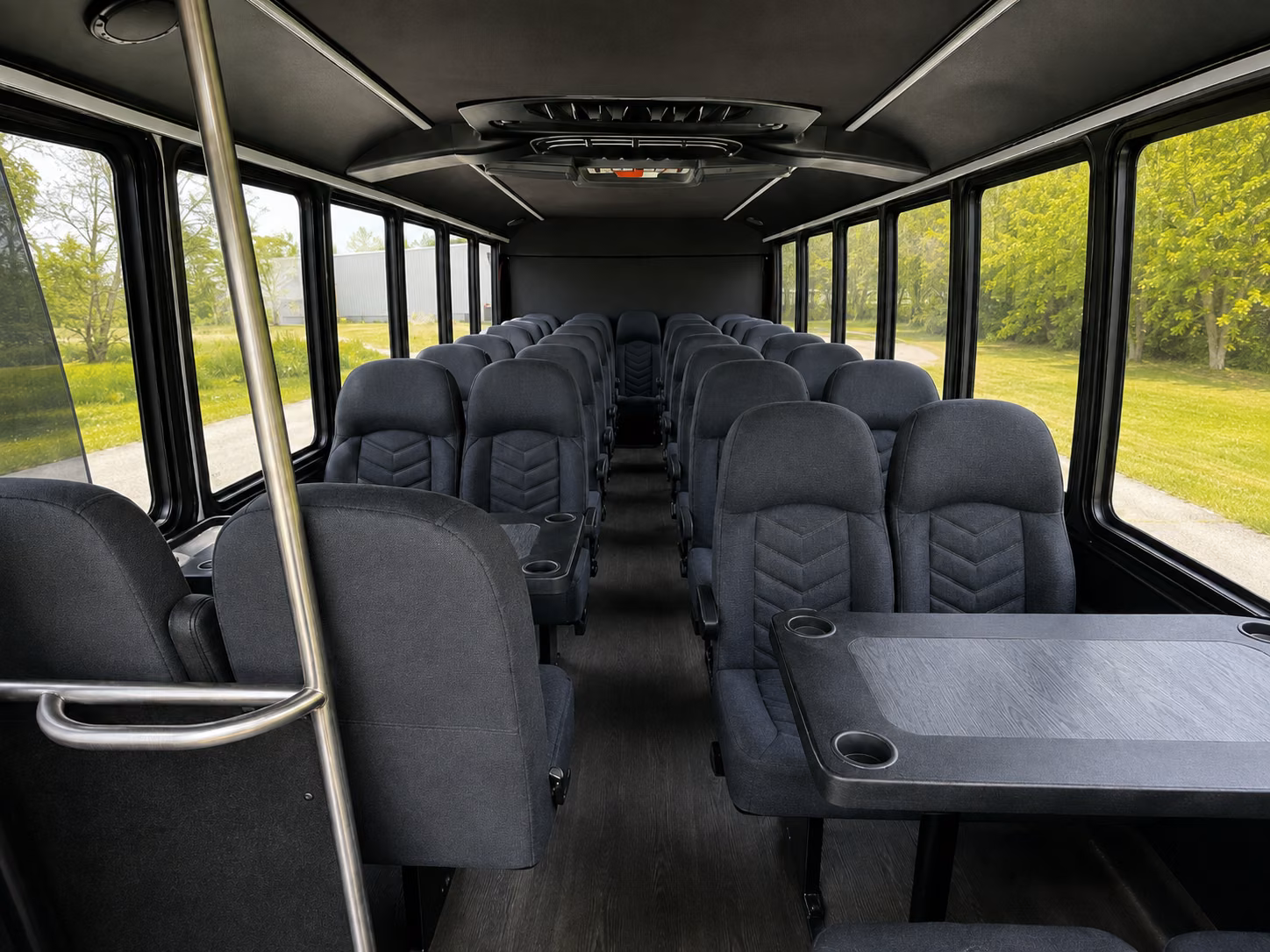 18 passenger minibus interior