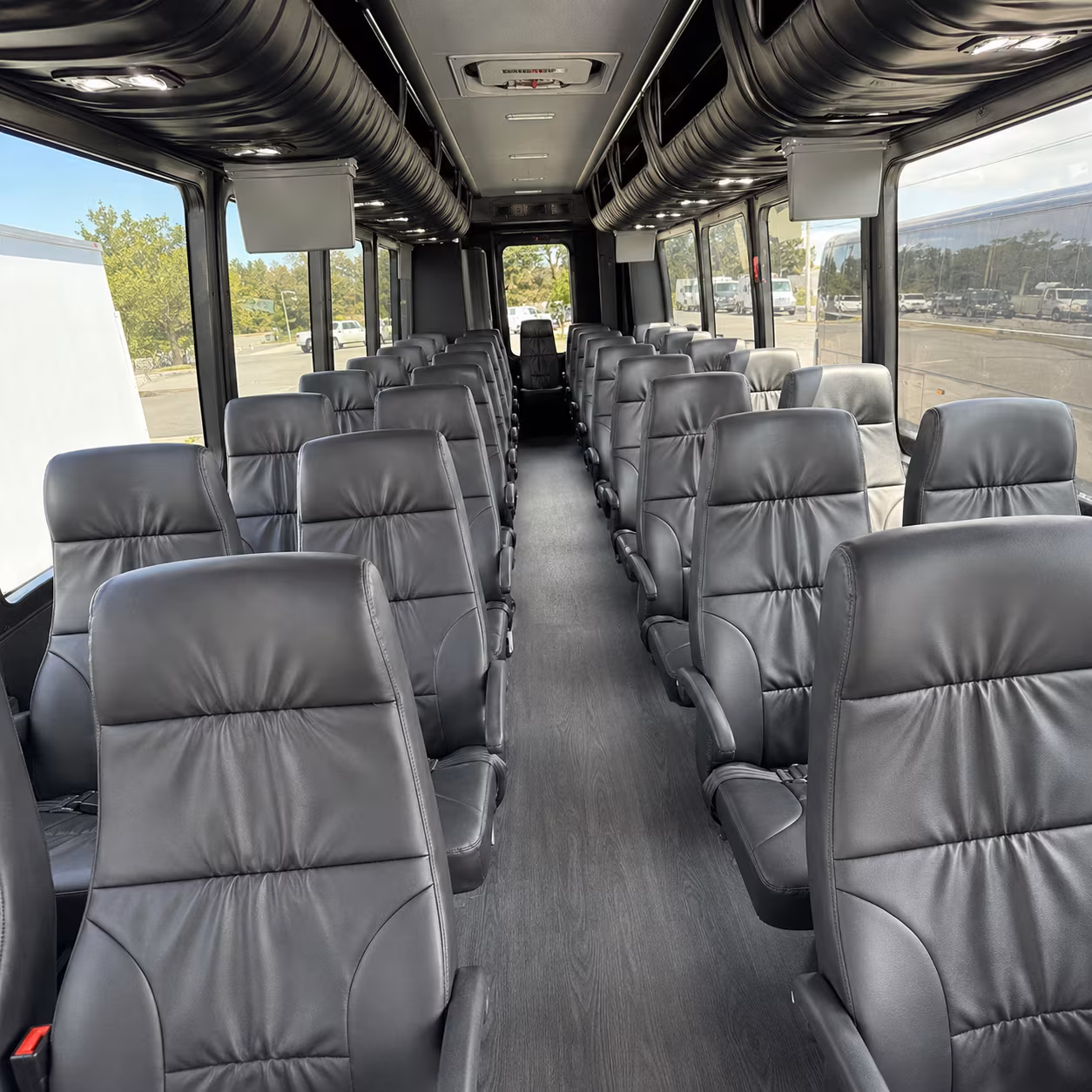 30 passenger minibus inside