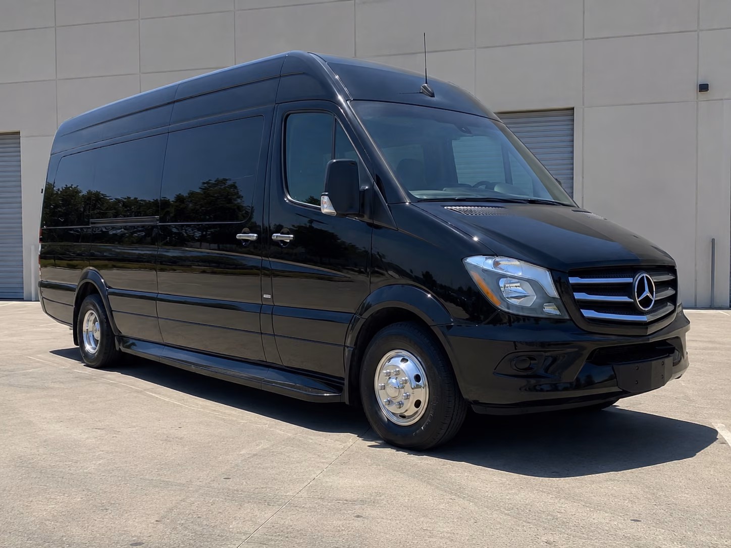 sprinter van with driver