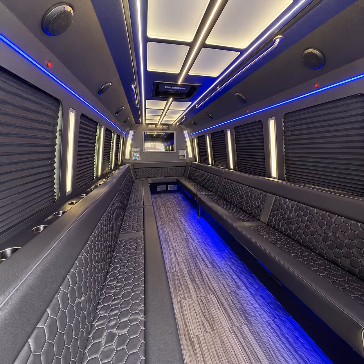 west jordan 30 passenger party bus interior