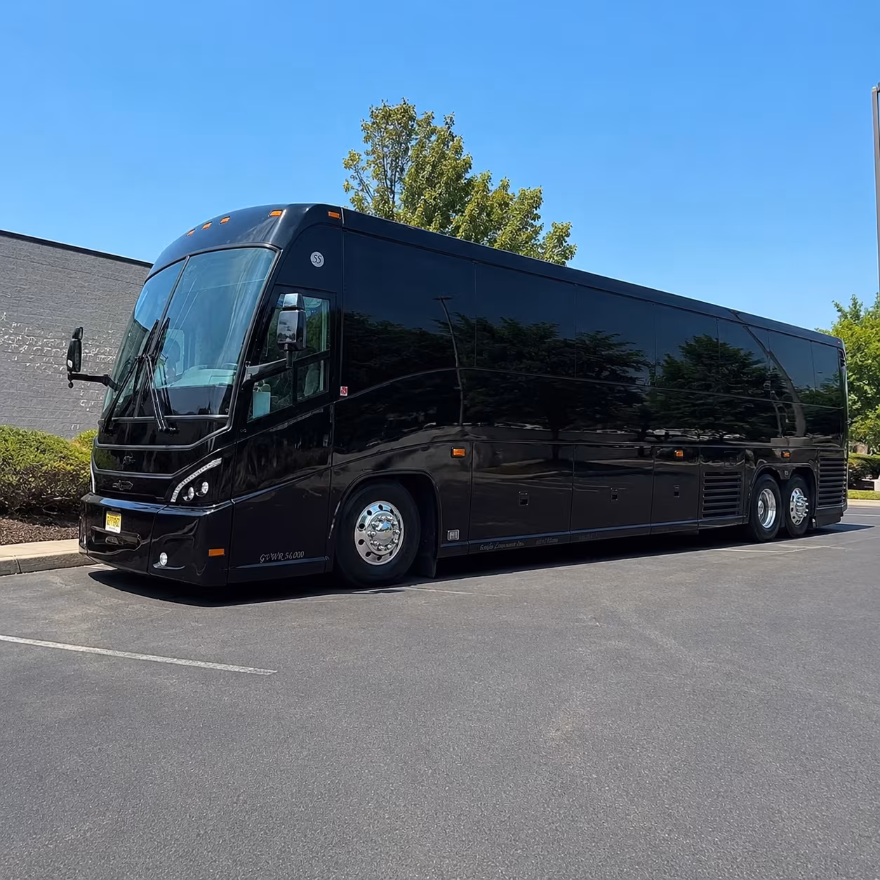 west jordan charter bus rental exterior