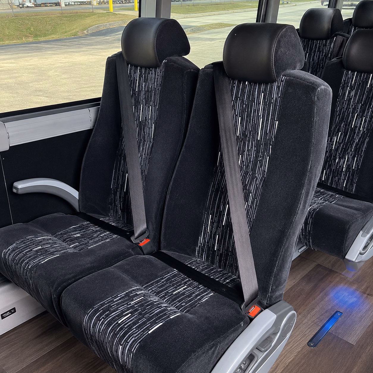 west jordan charter bus rental inside
