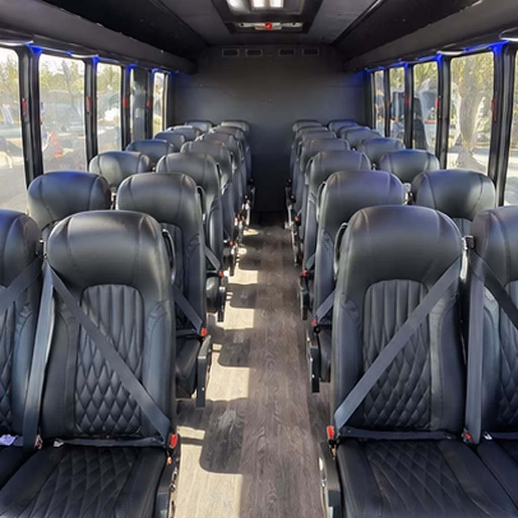 west jordan corporate event transportation onboard seating